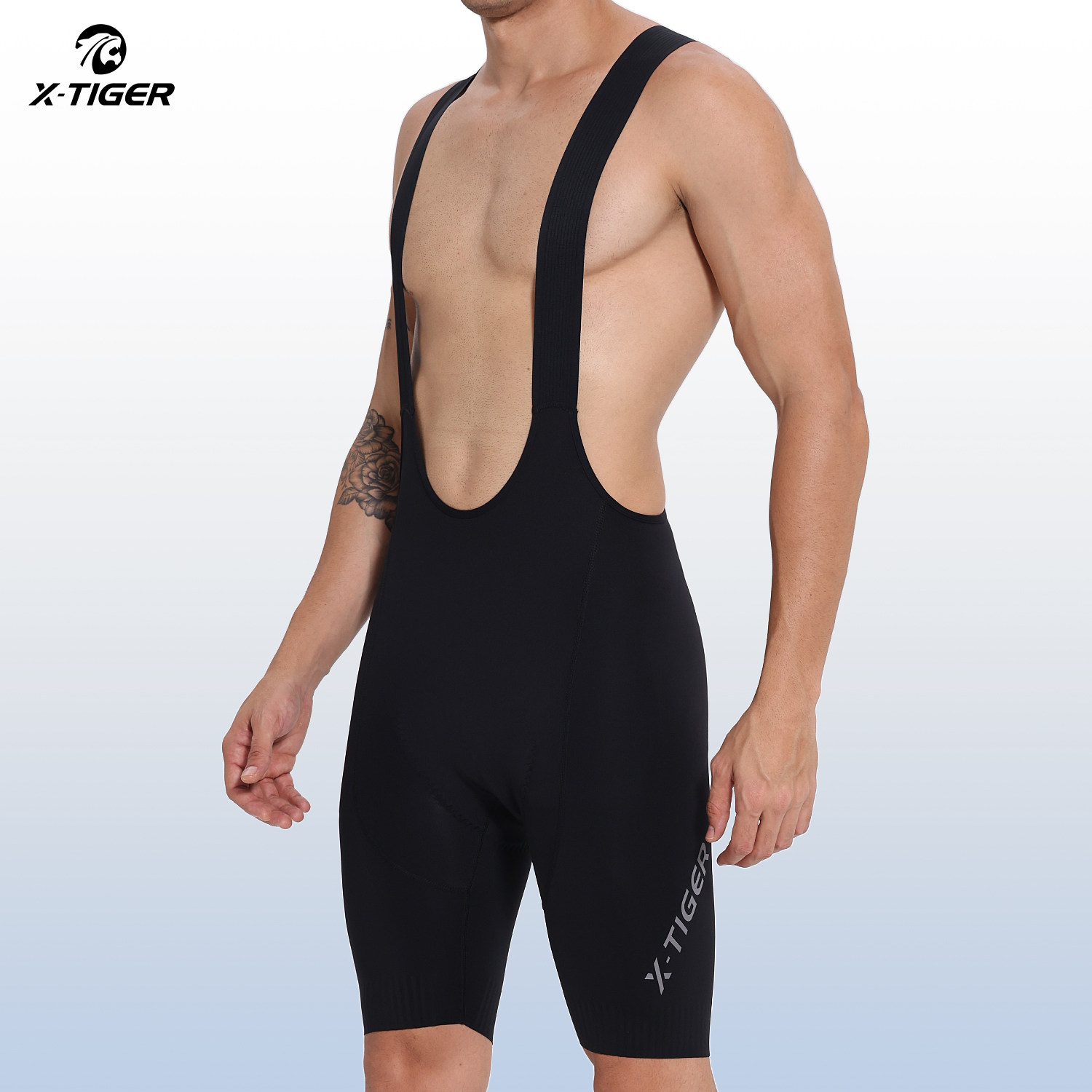 X-TIGER双箭头骑行裤男背带密度专业短裤屁垫公路夏季骑行服套装,淘宝优惠券,粉丝福利购,淘宝优惠卷
