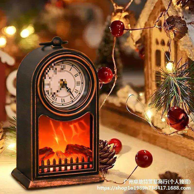 火焰灯桌面氛围灯小夜灯卧室壁炉台灯复古酒馆摆件好物桌灯红,淘宝优惠券,粉丝福利购,淘宝优惠卷