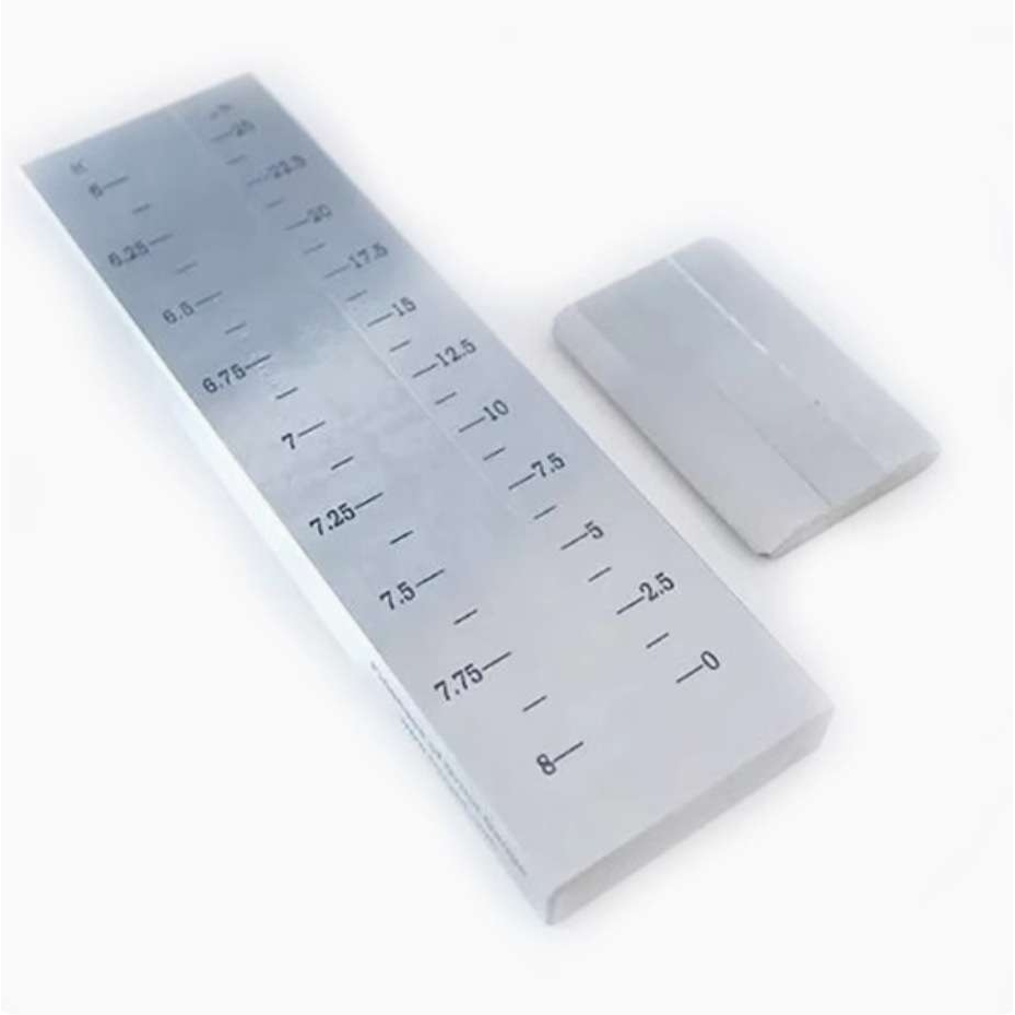 BGD241标格达不锈钢刮板细度计细度板涂料0-25/0-100/0-150/-0-50 - 图1