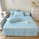 Class A princess style latex ice silk mat three-piece set bed C skirt machine washable air conditioner soft mat sheet mat