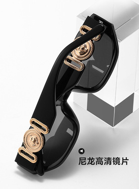 赵露思同款猫眼墨镜女高级感高清复古太阳镜防紫外线防晒可配近视