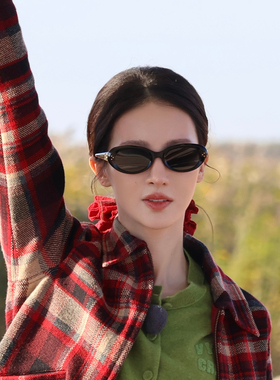 新款猫眼墨镜女gm金晨同款cococa