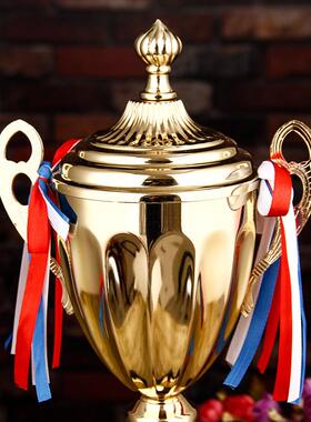 创意金属奖杯篮球羽毛球足球学生体育运动会通用奖牌纪念工厂直发