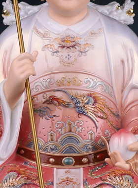 合成树脂中式佛堂装饰摆件