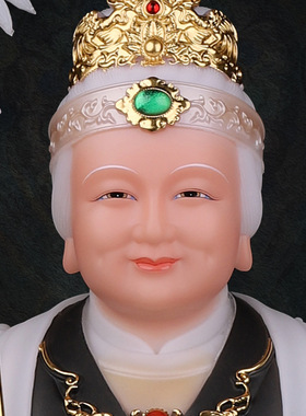 合成玉石粉中式佛堂装饰摆件