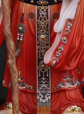 合成玉石粉中式佛堂装饰摆件