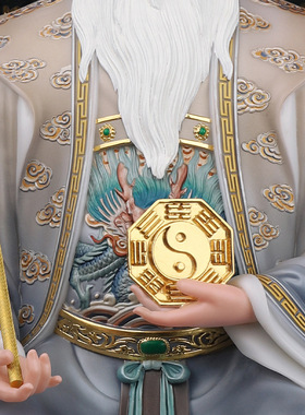 合成玉石粉中式佛堂装饰摆件