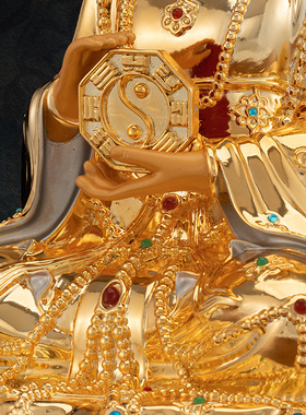 铜中式佛堂无生老母像体装饰摆件