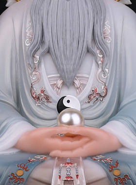 合成玉石粉中式佛堂装饰摆件