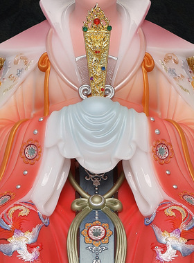 合成玉石粉中式佛堂装饰摆件