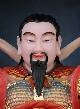 合成玉石粉中式佛堂装饰摆件