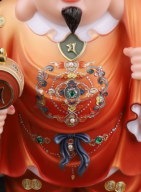 合成玉石粉中式佛堂装饰摆件