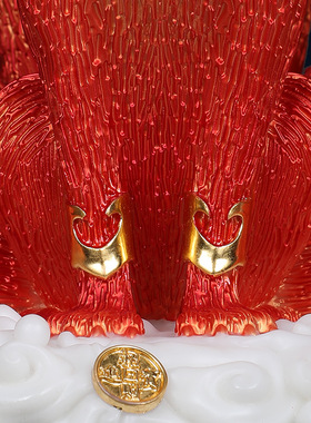 合成玉石粉中式佛堂装饰摆件