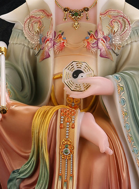 合成玉石中式佛堂装饰摆件