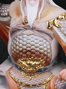 合成玉石粉中式佛堂装饰摆件