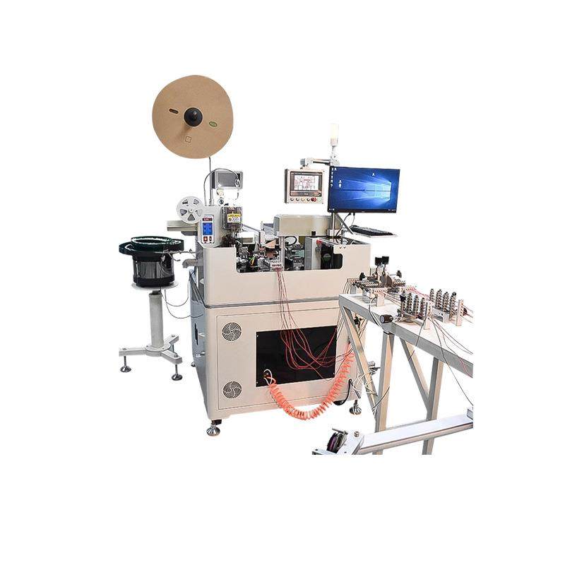 全自动多P位插壳机单头打端沾锡穿胶壳机线束裁线剥皮一体插壳机,淘宝优惠券,粉丝福利购,淘宝优惠卷