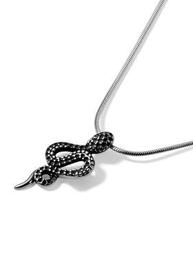 DH7复古朋克蛇吊坠项链女