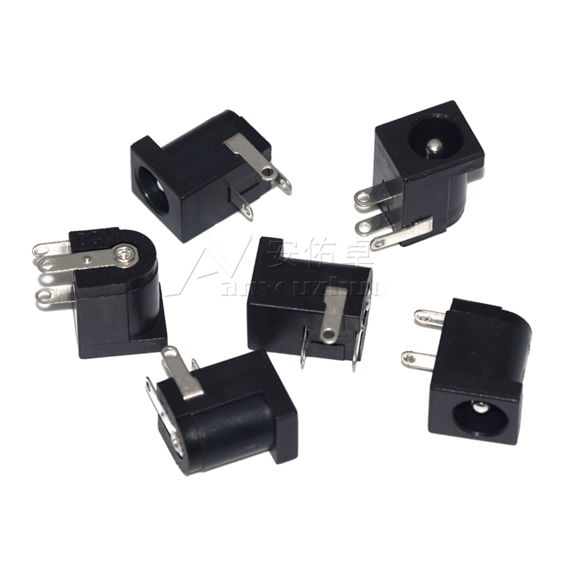 电源插头插座DC-005/012/022B/025M/044A/050/099接头5.5-2.1/2.5 - 图1