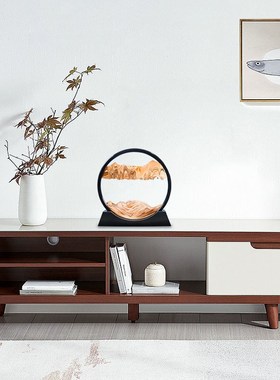 极速厂家直销3D流沙画客厅摆件摆件客厅家居礼品装V饰工艺品办公