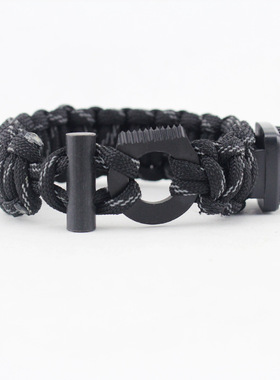 极速登山野营多功能工具包手链户外D钓鱼包应急生存可调节求生手