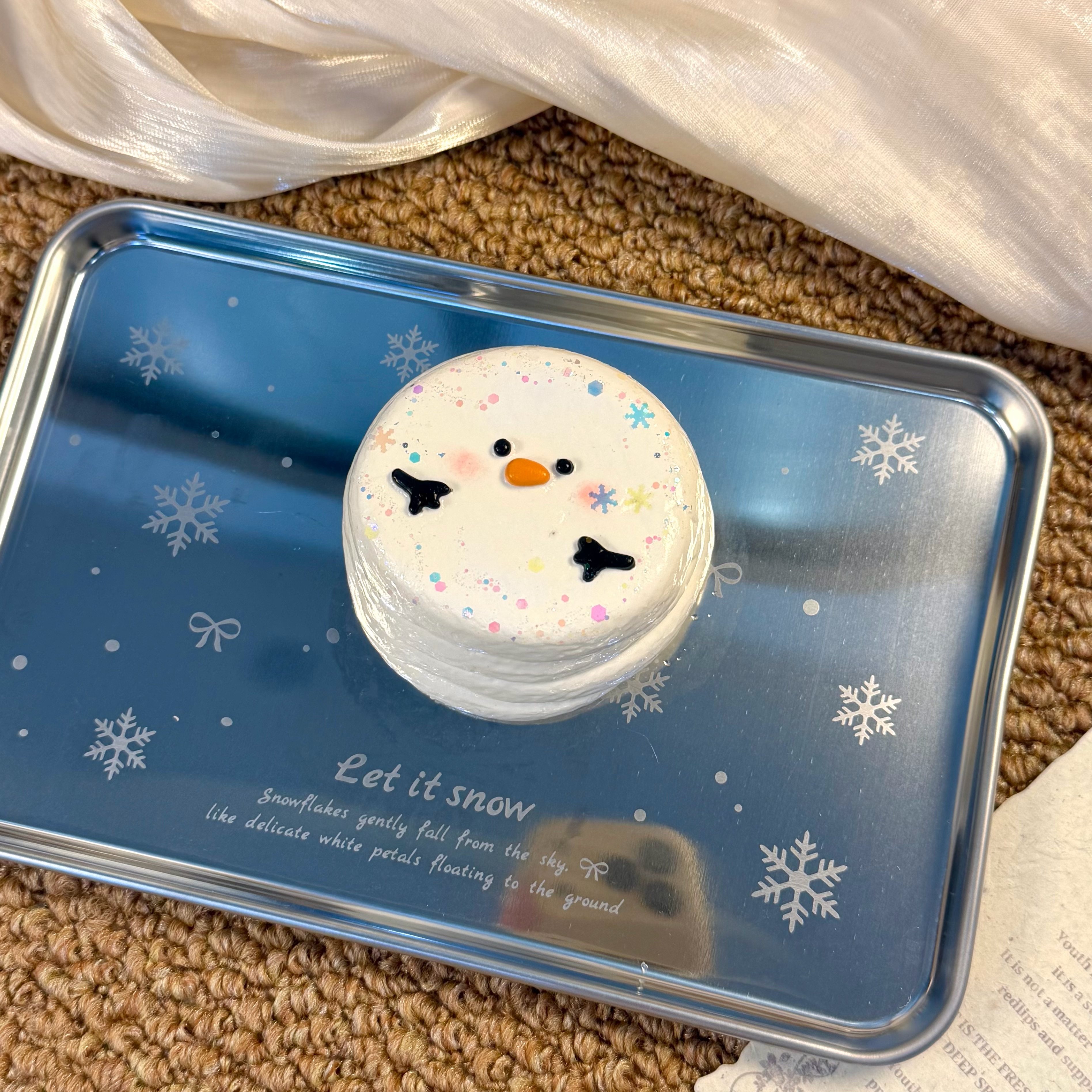 冬季限定雪人系列食品级硅胶慢回弹解压神器手工可爱捏捏乐雪人,淘宝优惠券,粉丝福利购,淘宝优惠卷