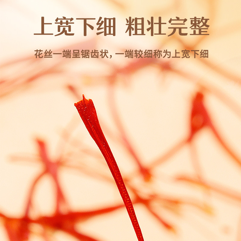 同仁堂品牌北京同仁堂西红花2g番泡水正品官方旗舰店 - 图0