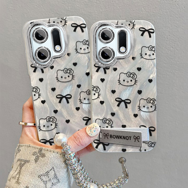 适用OPPOK13TurboPro手机壳新款12s创意K12X蝴蝶结KT猫12卡通简约K12Plus颜值12+保护套K11全包防摔壳 - 图2