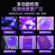 Purple light jade identification