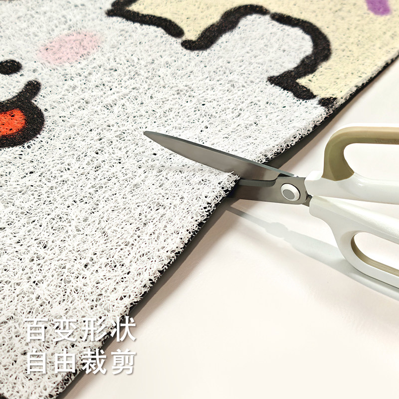 蜡笔小新丝圈进门地垫入户门垫门口专用脚垫子耐脏防滑可裁剪地毯,淘宝优惠券,粉丝福利购,淘宝优惠卷