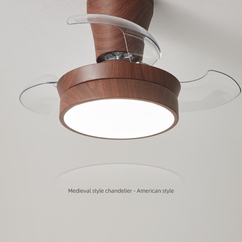 餐厅灯风扇灯北欧简约木纹超薄吊扇灯隐形静音护眼电扇一体吸顶灯,淘宝优惠券,粉丝福利购,淘宝优惠卷