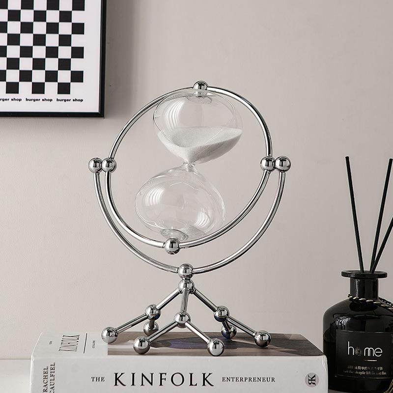 沙漏办公室装饰品摆件样板房书桌面创意计时器老板办公会议室摆设,淘宝优惠券,粉丝福利购,淘宝优惠卷