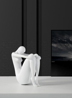 速发北欧简约客厅抽象p人物摆件家居E电视柜装饰品样板间售楼部艺