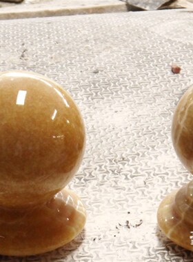 大理石石材阳台楼梯扶手栏杆户外围墙护栏飘窗栏T杆柱子黄玉柱头