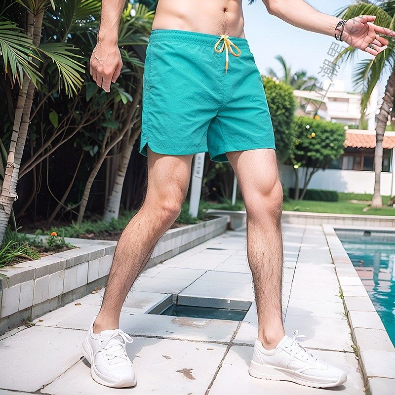 夏季休闲短裤男生外穿三分裤冰丝速干中裤运动跑步半截裤沙滩裤潮,淘宝优惠券,粉丝福利购,淘宝优惠卷