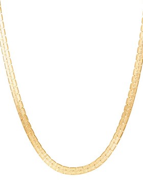 金色粗链条双层项链高级设计感小众2023年新款潮不掉色轻奢锁骨链