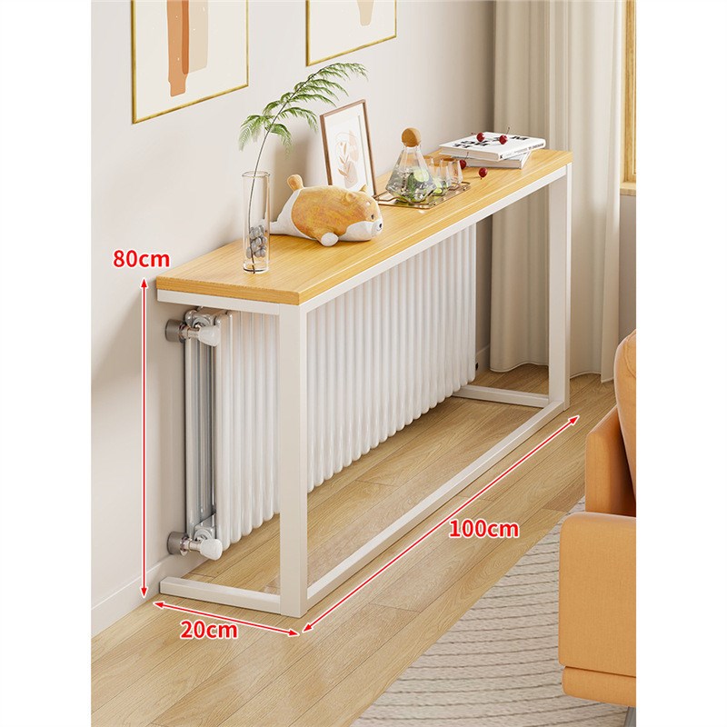 暖气片置物架客厅沙发后收纳长条桌子卧室床头床尾靠墙夹缝收纳柜 - 图2