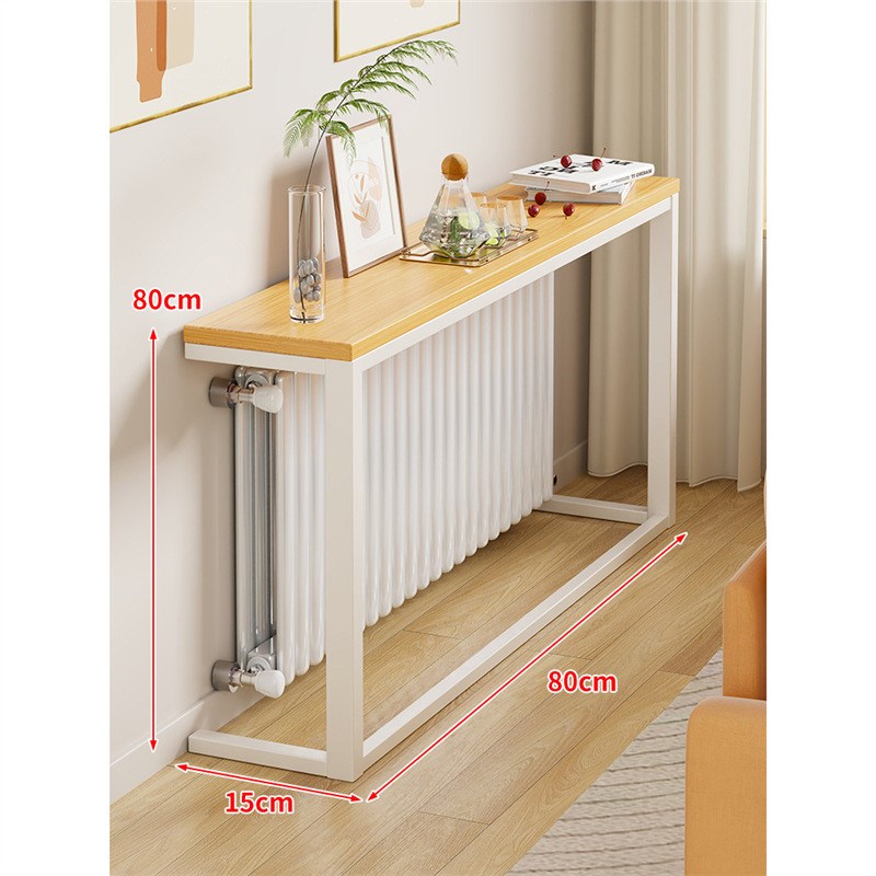 暖气片置物架客厅沙发后收纳长条桌子卧室床头床尾靠墙夹缝收纳柜 - 图1