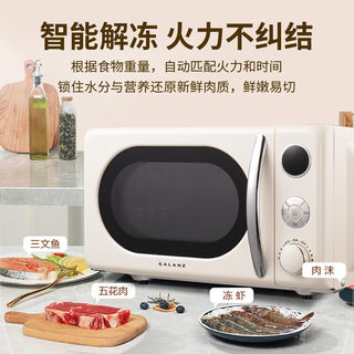Government subsidies Galanz retro microwave oven small 20-liter flat plate high-value cream new model KAW0