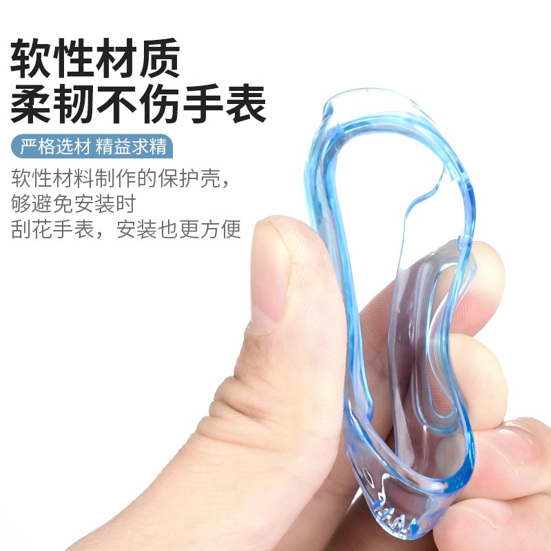 适用于小天才D3保护壳D3S保护套儿童电话手表Z1/Z1Y智能Z1S软壳Z2S防摔Q1防刮Q1S高清钢化膜防爆透明专用配件 - 图1