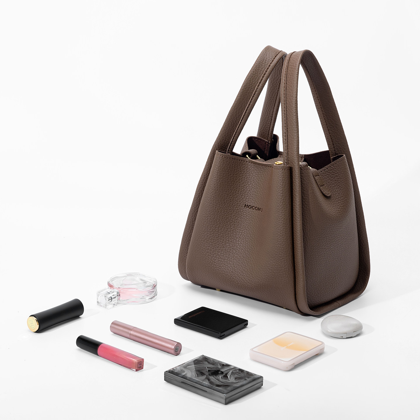 乐其塞文菜篮子水桶包女手提单肩斜挎包秋冬通勤新款大容量77051,淘宝优惠券,粉丝福利购,淘宝优惠卷