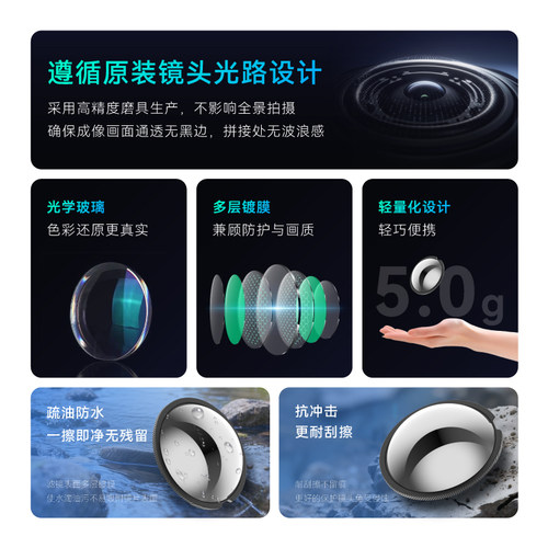OfeooAi适配影石Insta360X5全景相机ND滤镜16/32/64减光摄影配件 - 图0