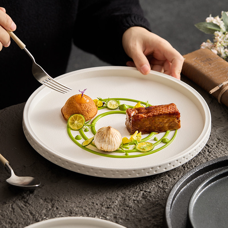 磨砂沙拉深盘米饭碗大容量菜盘日式汤面碗意面盘西餐厅高级感盘子,淘宝优惠券,粉丝福利购,淘宝优惠卷