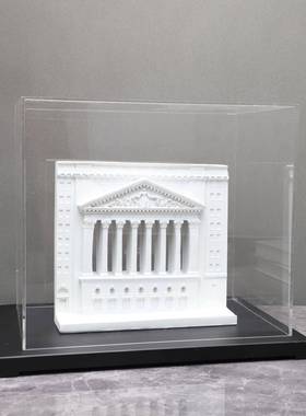 现代简约白宫样板售房楼部书卧亚克力+室房厅餐厅电视柜桌面玄客