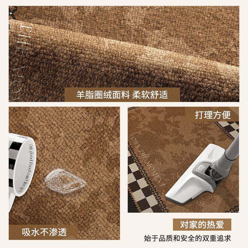 轻奢UCT简约现防厨房地垫L形一体防代滑脚吸水吸油垫摔耐脏保护垫,淘宝优惠券,粉丝福利购,淘宝优惠卷