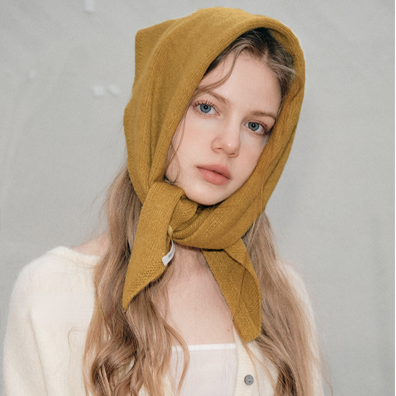 韩版高级感三角巾针织披肩围巾小坎肩头巾ins外搭多功能保暖装饰,淘宝优惠券,粉丝福利购,淘宝优惠卷