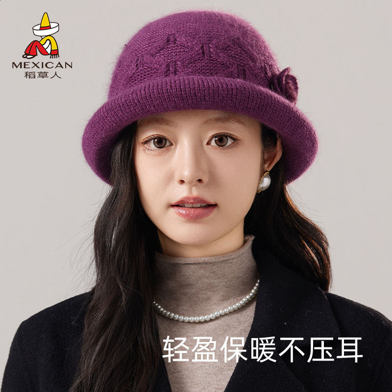 稻草人中老年人帽子女士奶奶老人保暖针织毛线帽妈妈冬季老太太帽,淘宝优惠券,粉丝福利购,淘宝优惠卷