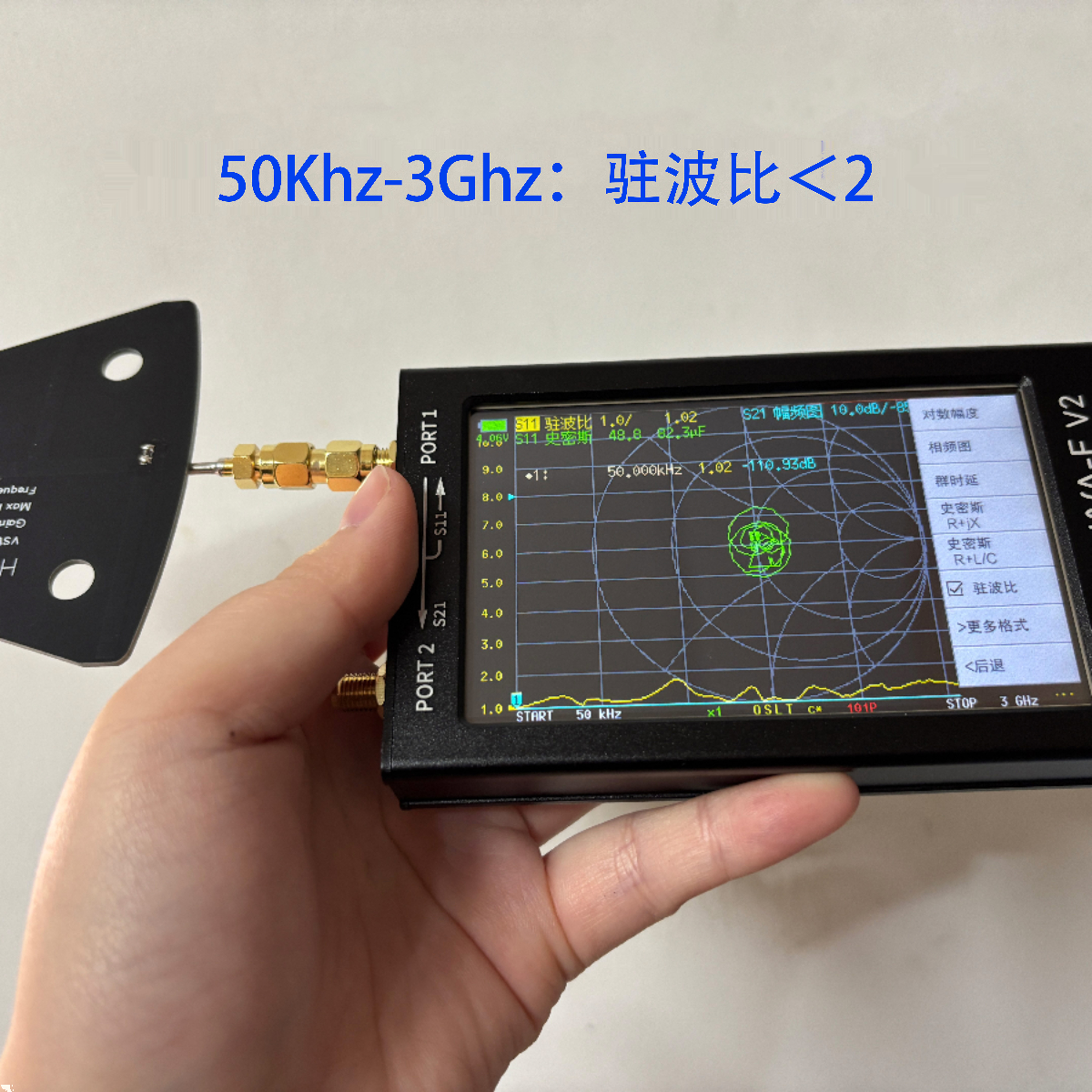 对数周期天线50KHz~3GHz 高增益定向天线射频微波UWB接收发射天线 - 图1