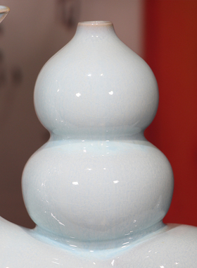 钧瓷家居客厅玄关装饰摆件福鹿创意陶瓷工艺品吉祥祝福高档送礼品