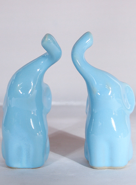 河南神垕镇钧瓷桌面摆件陶瓷礼品送朋友家人可收藏礼盒装可爱对象