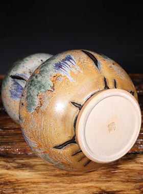 河南禹州神垕钧瓷福禄葫芦送领导长辈生日礼盒装国风摆件窑变釉